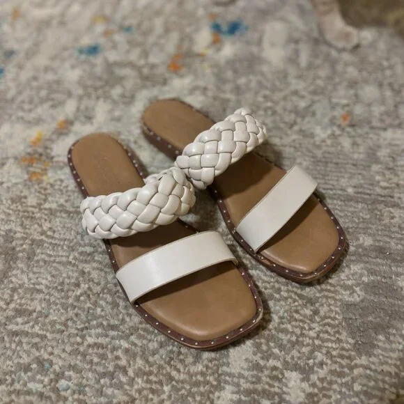Cushionaire • Varro Two Strap Braided Sandals - Picture 6 of 8